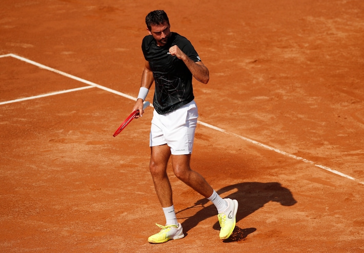 Internazionali d'Italia, Cilic agli ottavi. Battuto Goffin