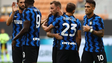 Inter-Pisa 7-0: tripletta di Lautaro, doppia gioia per Eriksen