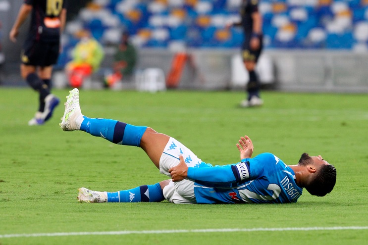 Napoli, seduta verso la Juve. Insigne: terapie