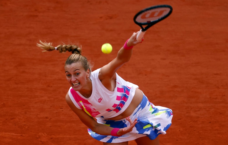 Roland Garros, Kvitova in semifinale