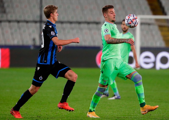 Bruges-Lazio 1-1, il tabellino