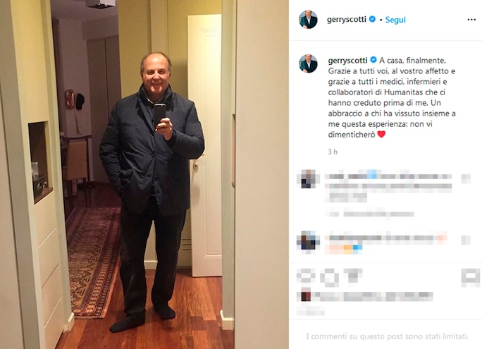 Gerry Scotti racconta: "Vedevo 24 persone intubate e pregavo"