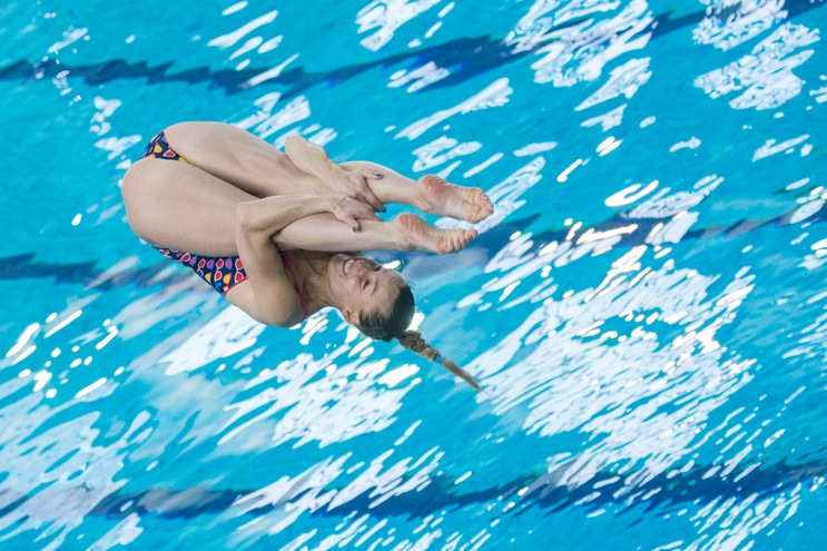 Nazionale high diving  in collegiale a Roma