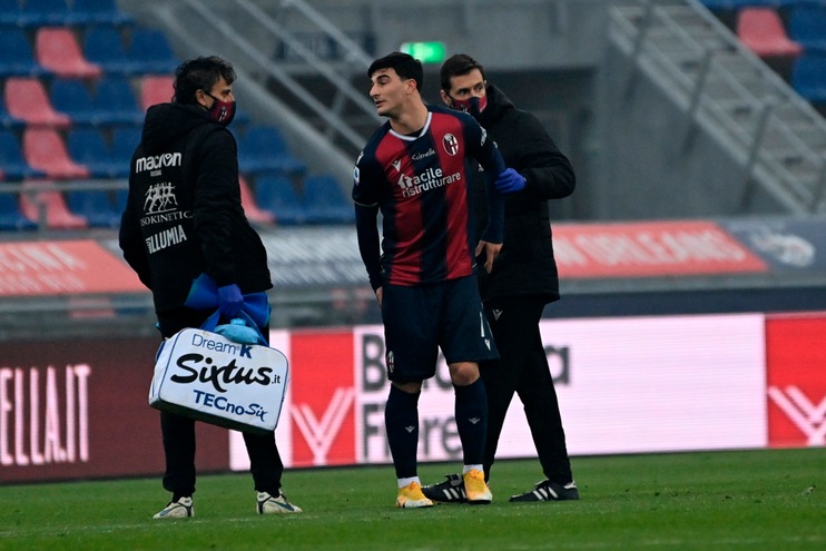 Bologna, risentimento alla coscia per Orsolini