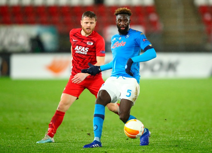 Az Alkmaar-Napoli 1-1, il tabellino