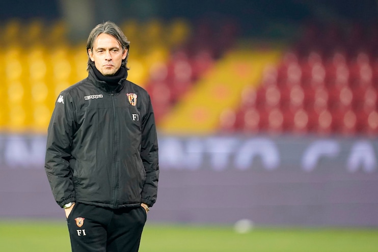 Benevento, Inzaghi: "Milan-Juve? Chiaramente tiferò Milan..."