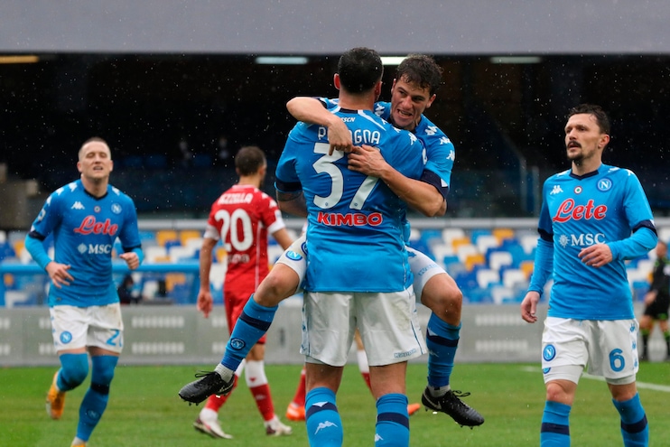 Napoli-Fiorentina 6-0, il tabellino