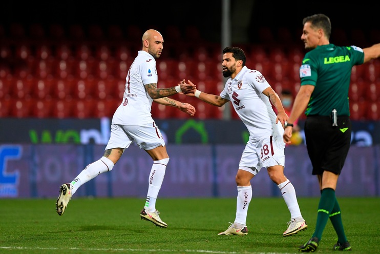 Benevento-Torino 2-2, il tabellino