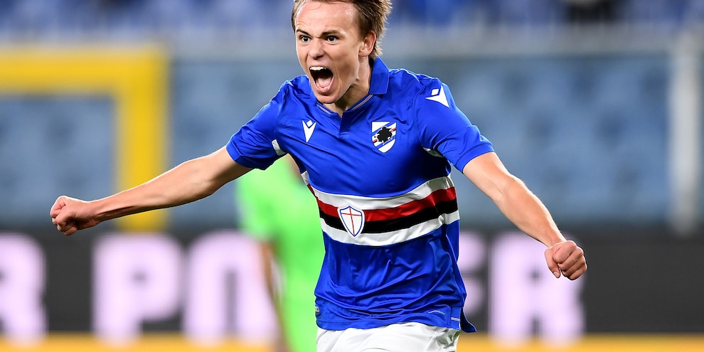 Sampdoria, Ferrero gongola con Damsgaard