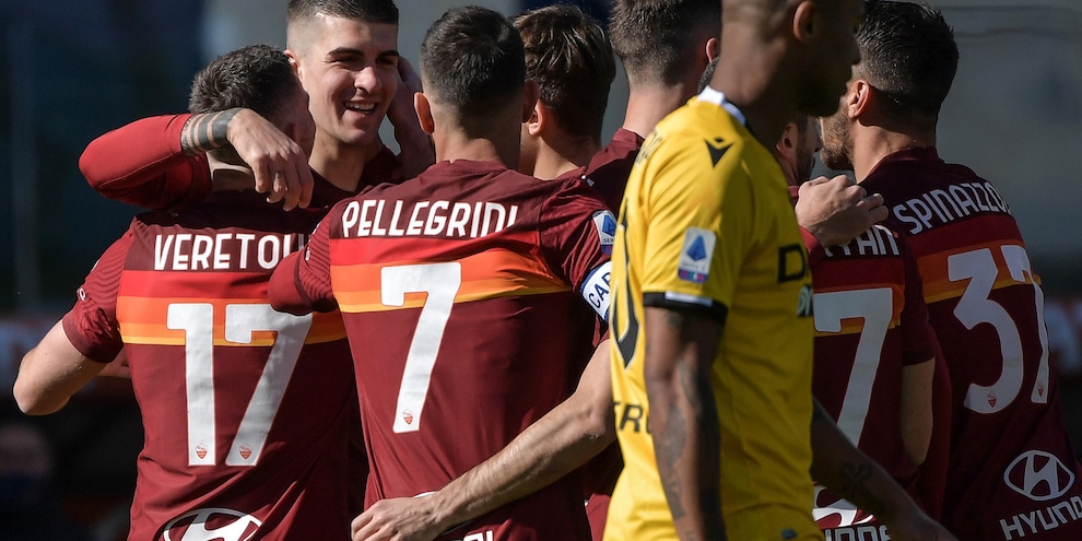Roma-Udinese 3-0, il tabellino