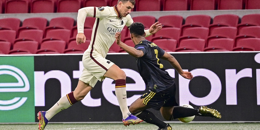 Ajax-Roma 1-2, il tabellino