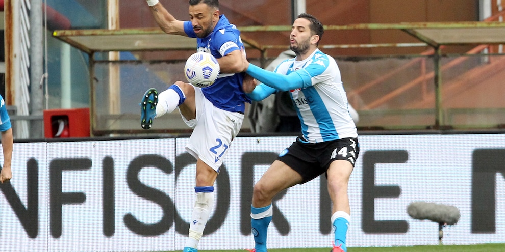 Sampdoria-Napoli 0-2: il tabellino