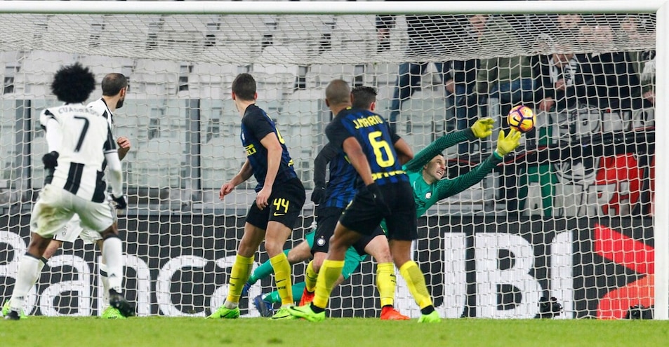 Juve, contro l'Inter un Cuadrado in più