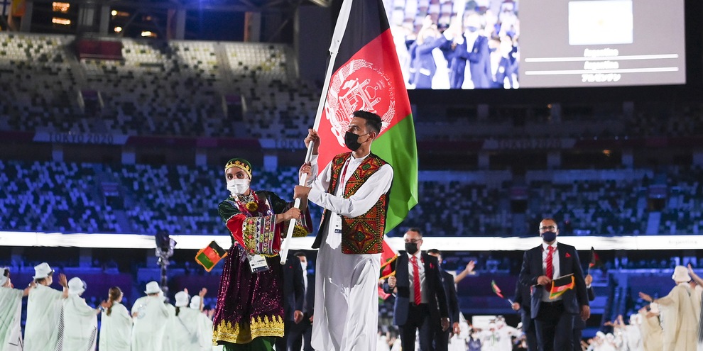 Paralimpiadi di Tokyo2020: presente anche la bandiera dell'Afghanistan
