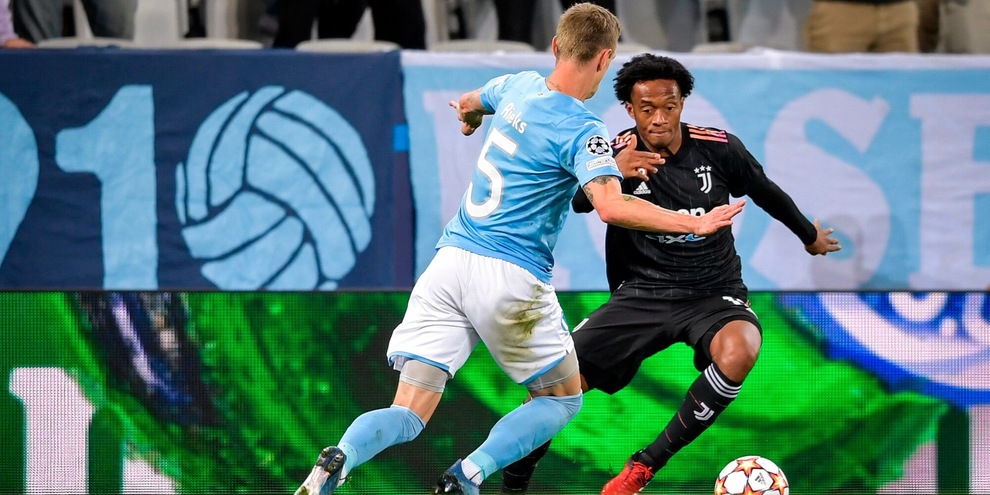 Malmoe-Juve, le pagelle: Cuadrado sfreccia, Alex Sandro colpisce