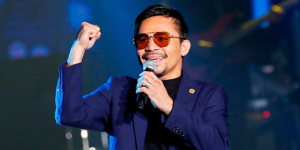 Il pugile Manny Pacquiao si è candidato alla presidenza delle Filippine