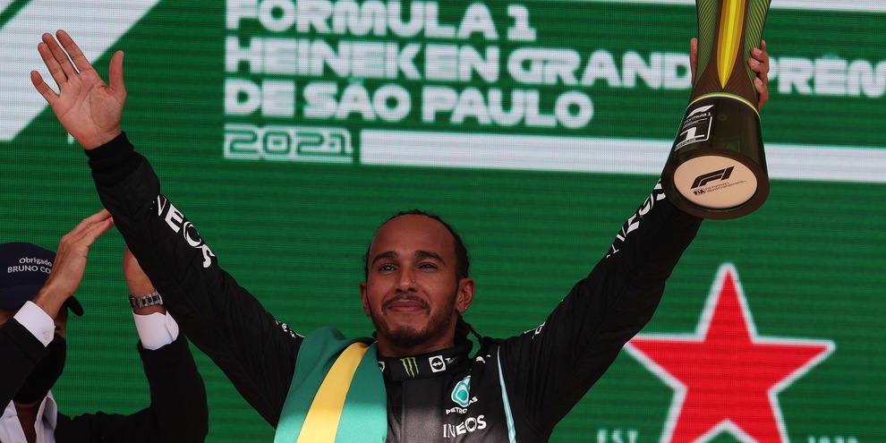F1 Gp Brasile, Hamilton: "Questa vittoria è per mio padre"