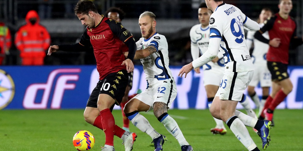Venezia-Inter 0-2, il tabellino
