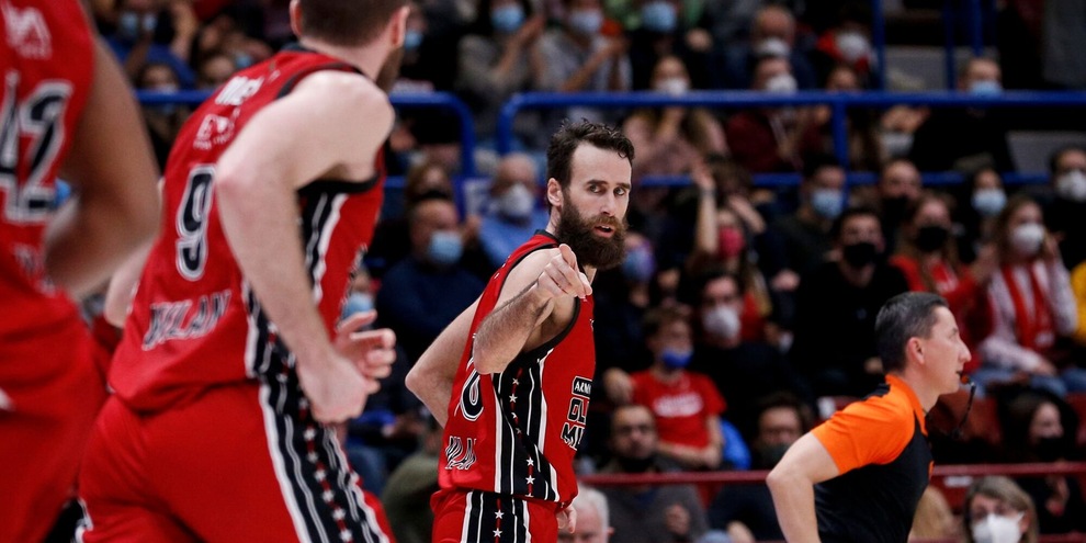 Olimpia Milano, Datome out a Montecarlo: affaticamento