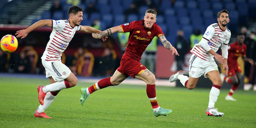 Roma-Cagliari 1-0, il tabellino