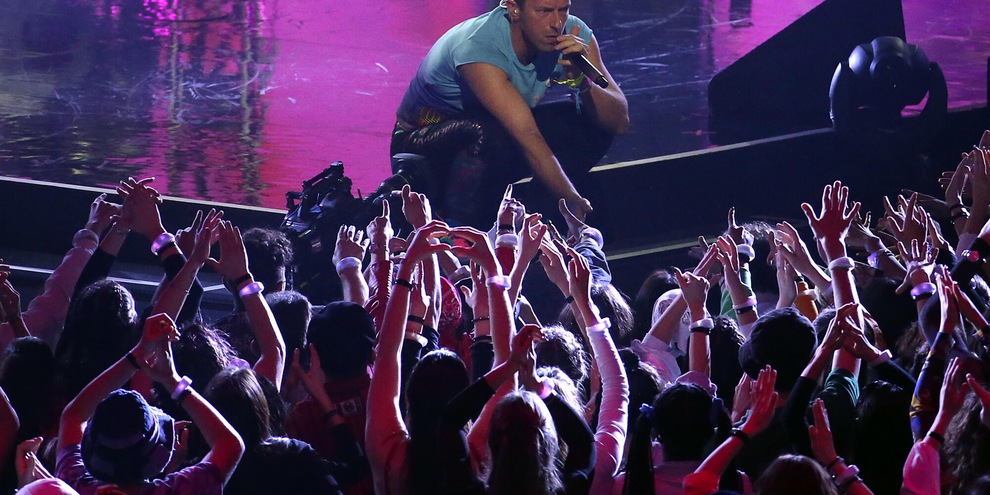 Il concerto dei Coldplay manda in tilt l'Expo di Dubai Il concerto dei Coldplay manda in tilt l'Expo di Dubai