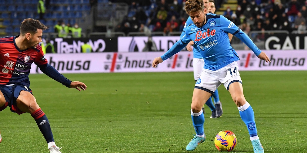Cagliari-Napoli 1-1, il tabellino