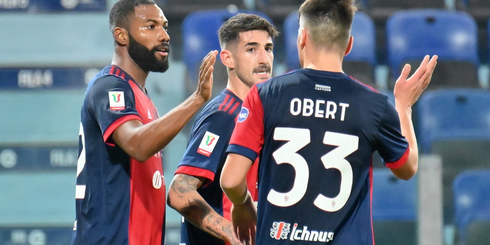 Cagliari verso lo Spezia: Ceter in parte con i compagni