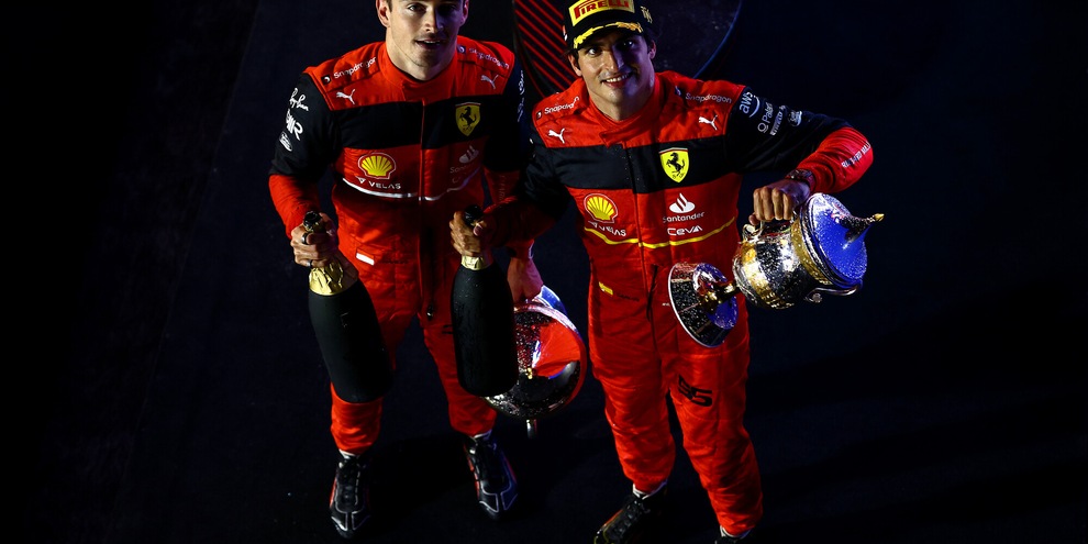 F1 GP Bahrain, Sainz celebra la Ferrari: "Siamo tornati" F1 GP Bahrain, Sainz celebra la Ferrari: "Siamo tornati"