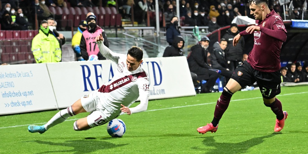 Salernitana-Torino 0-1, il tabellino