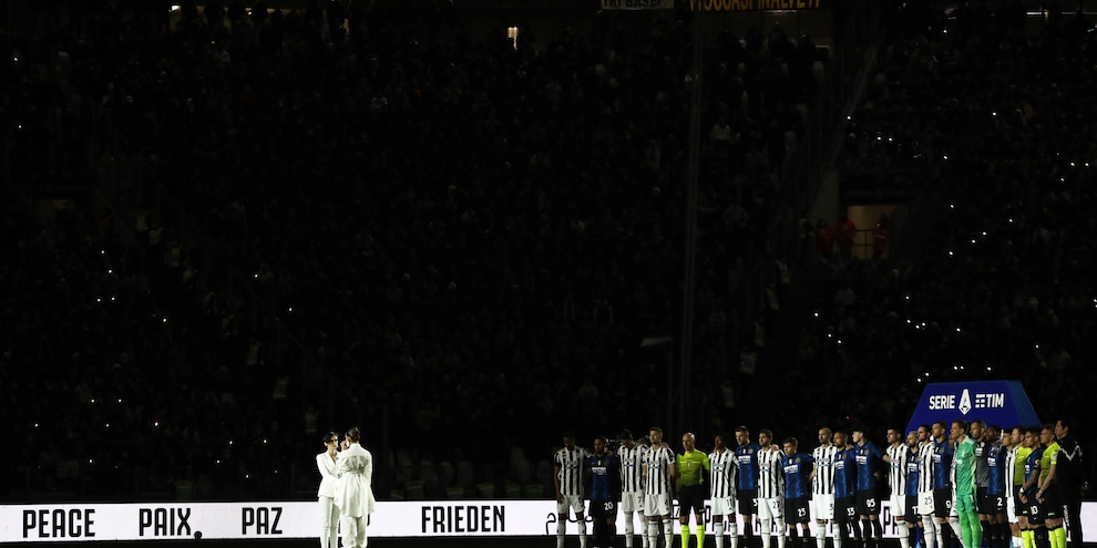 Juve-Inter, messaggio di pace per l'Ucraina: emozioni allo Stadium