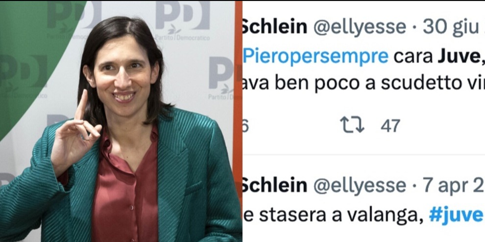 Elly Schlein e la Juve, il tifo svelato con i tweet