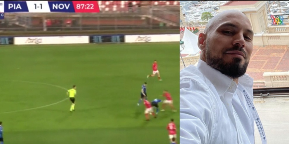 Follia Benalouane, colpisce un tifoso dopo Piacenza-Novara