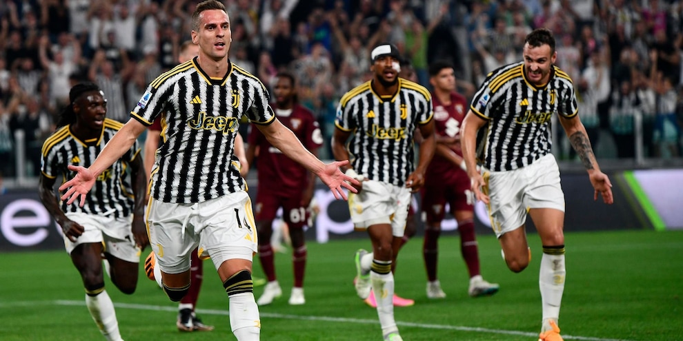 Il Toro dura un tempo: Gatti e Milik, la Juve si prende il derby