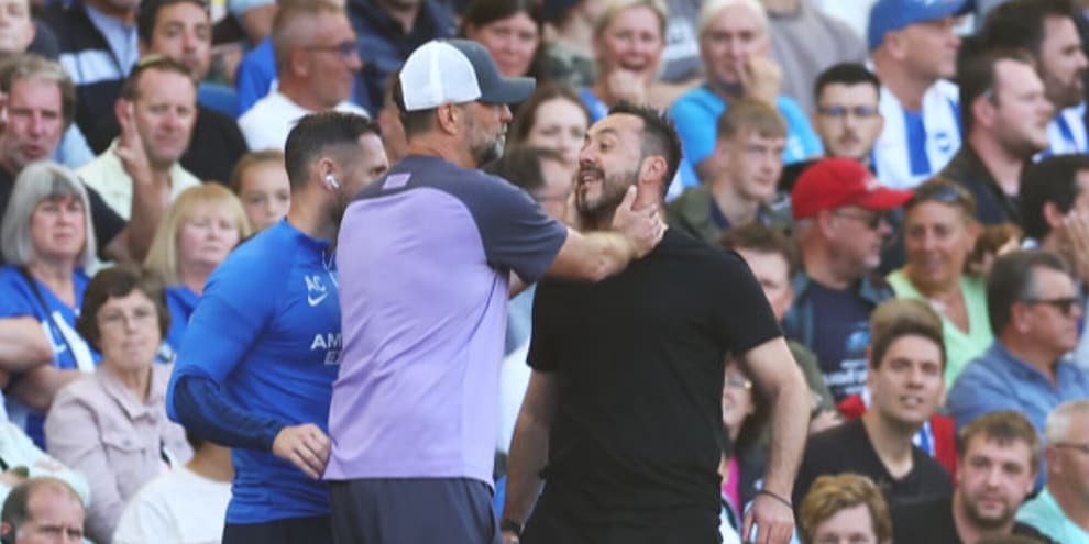 "Sostituirai Klopp al Liverpool?": De Zerbi e la risposta sul futuro