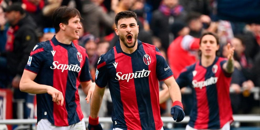 Orsolini trascina un Bologna travolgente: Lecce ko. Pari tra Monza e Verona