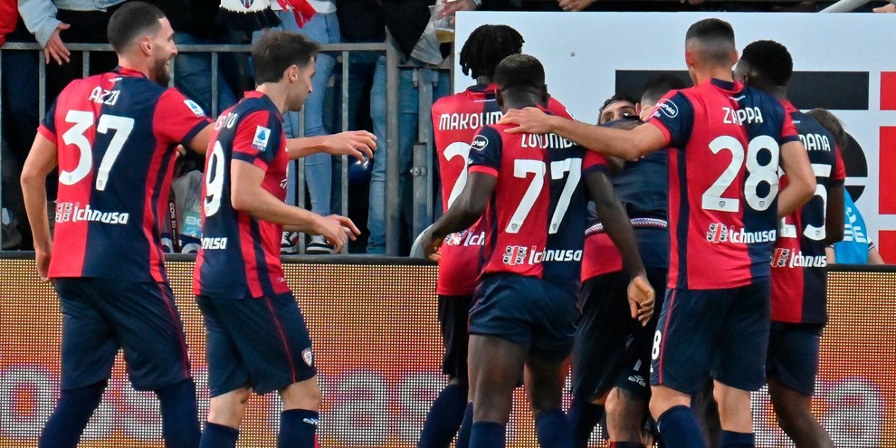 Atalanta ko, frenata Champions: Cagliari show. Il Genoa vince, brilla Gudmundsson
