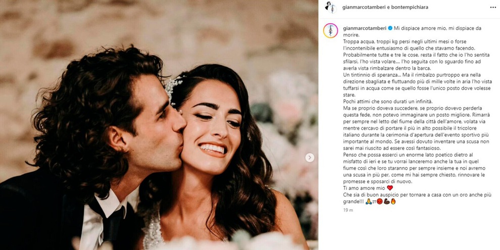 "L'ho vista volare..." Tamberi, la fede persa nella Senna e le scuse alla moglie "L'ho vista volare..." Tamberi, la fede persa nella Senna e le scuse alla moglie