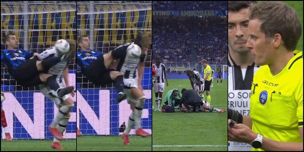 Mkhitaryan graziato ancora: diffidato da 6 turni, entra così e niente giallo