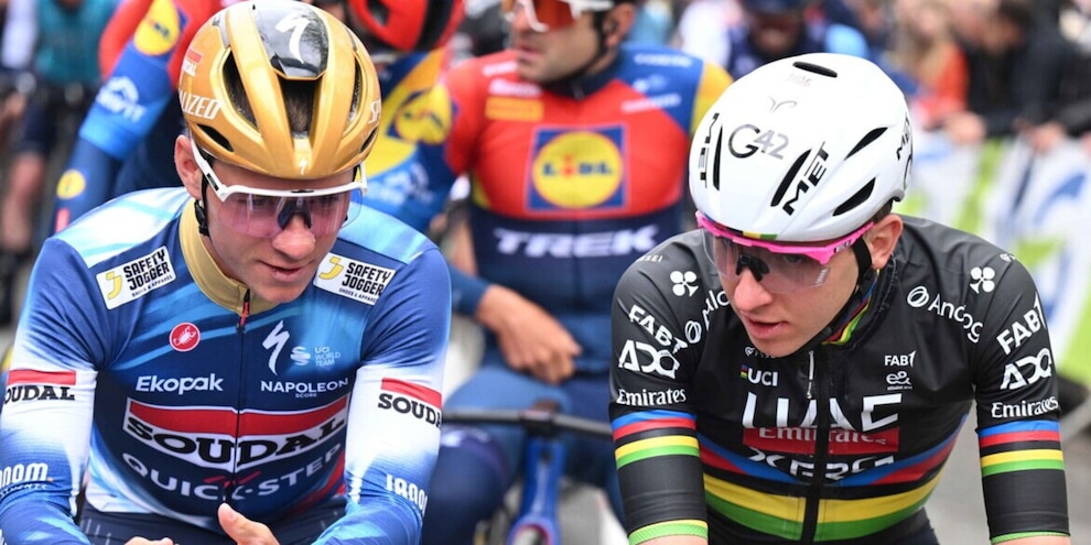 Pogacar-Evenepoel, il duello torna in scena alla Liegi-Bastogne-Liegi
Pogacar-Evenepoel, il duello torna in scena alla Liegi-Bastogne-Liegi