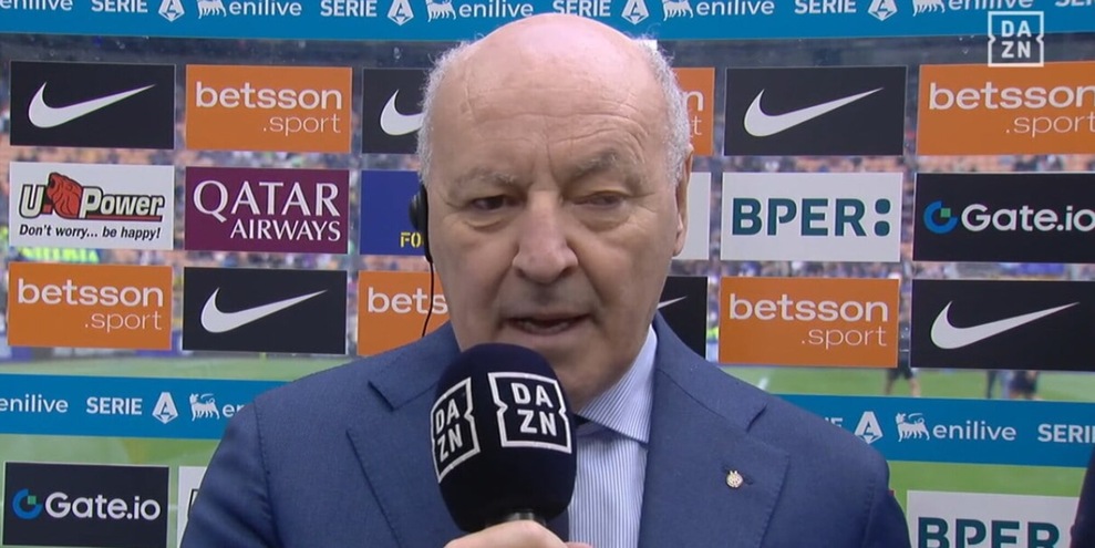 Marotta: "Complimenti Inter! Tante competizioni, così è difficilissimo..." Marotta: "Complimenti Inter! Tante competizioni, così è difficilissimo..."
