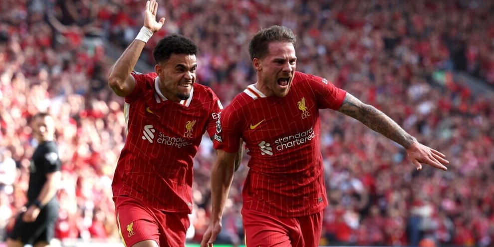Liverpool campione d’Inghilterra: manita al Tottenham, Slot conquista la Premier!

