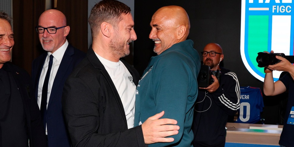 Spalletti, Totti e Ilary Blasi: “Io piccolo uomo, lei piccola donna”
