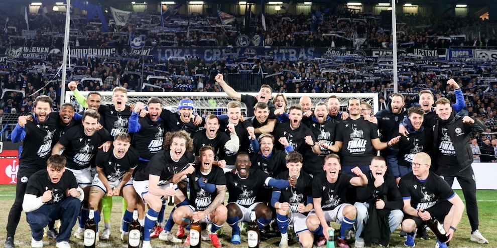 Bielefeld, il sogno della città che non esiste e che si gioca la Coppa di Germania