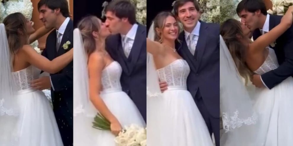 Tonali e Giulia Pastore sposi: il matrimonio da favola a Cernobbio