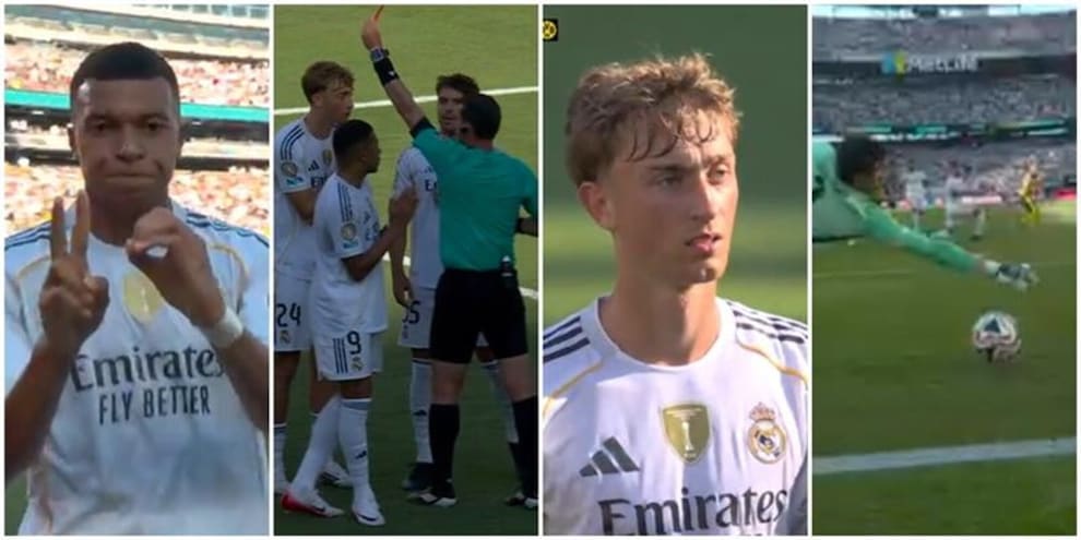 Huijsen espulso, il Real trema ma raggiunge il Psg in semifinale: 3-2 al Dortmund
Huijsen espulso, il Real trema ma raggiunge il Psg in semifinale: 3-2 al Dortmund