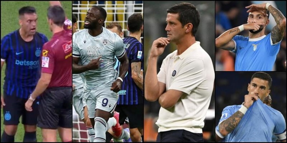 Figuraccia Inter, perde con l'Udinese e protesta: Chivu ribaltato. Poker Lazio
