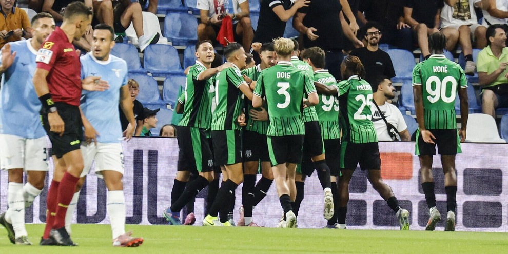 La Lazio di Sarri ko, gioia Sassuolo: colpo Grosso con assist dell'ex Juve