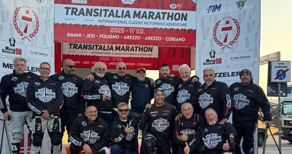 Harley-Davidson al debutto storico alla Transitalia Marathon 2025