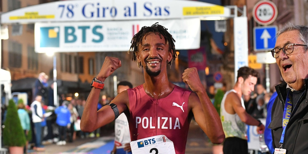 Yeman Crippa vince il 78° Giro Al Sas a Trento, suo il record gara Yeman Crippa vince il 78° Giro Al Sas a Trento, suo il record gara