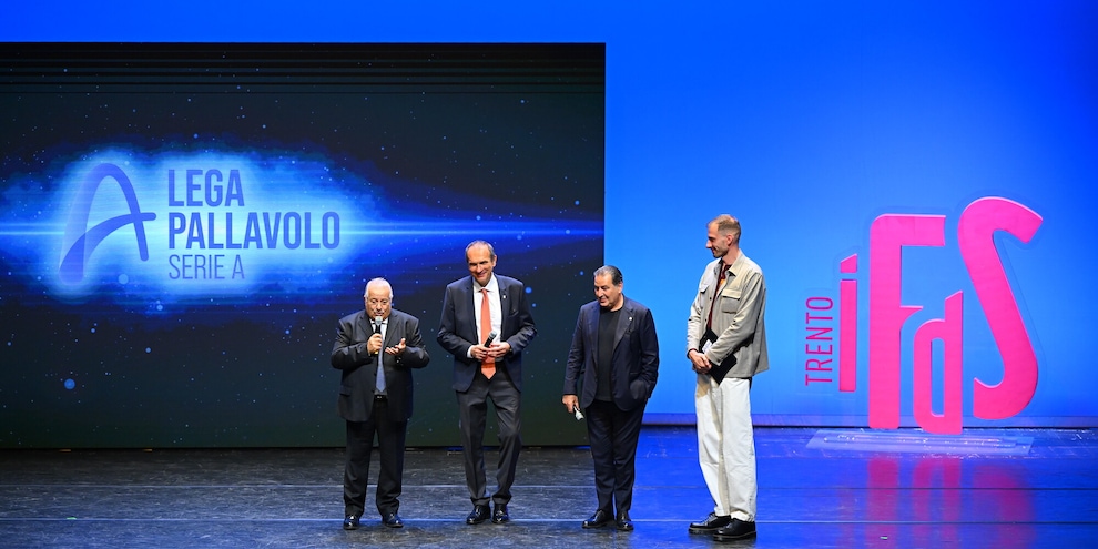 Vernissage a Trento del Campionato di Superlega